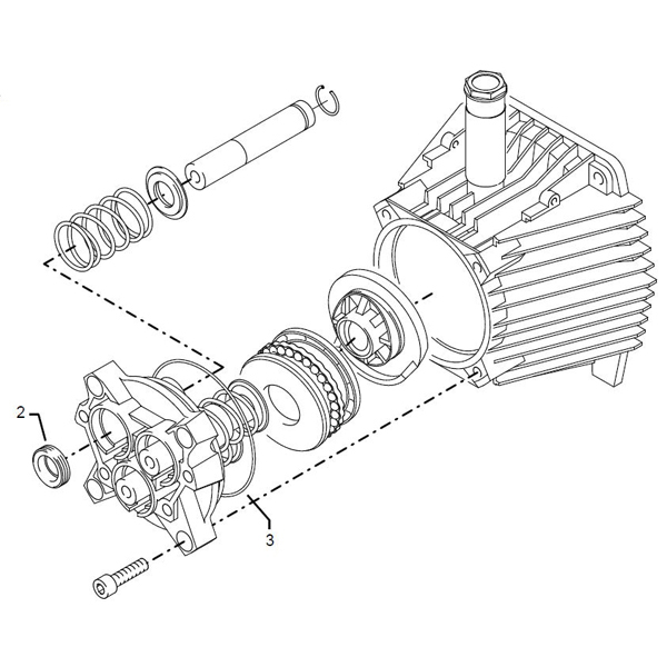 Kränzle Reparatur-Satz AP-Pumpen 18 mm Manschetten Perbunan+Gewebe 