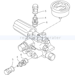 Kränzle Reparatursatz 417481 für APG-Pumpe Ventile grün