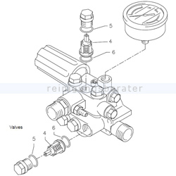 Kränzle Reparatursatz 41748 für APG-Pumpe Ventile rot