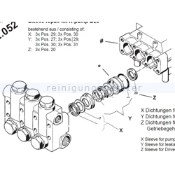Kränzle Reparatursatz 42052 K Pumpen