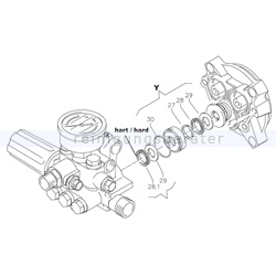 Kränzle Reparatursatz 42911 Manschetten 15 mm