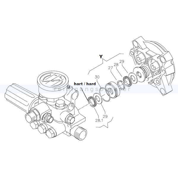 Kränzle Reparatursatz 42911 Manschetten 15 mm