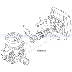 Kränzle Reparatursatz 49053 Manschetten AZ L 14mm für K 1152