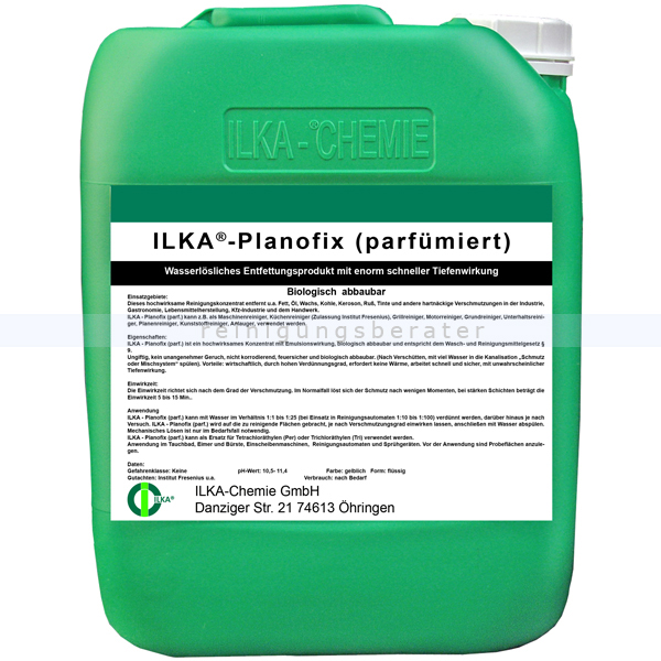 Kraftreiniger ILKA Planofix parfümiert 10 L