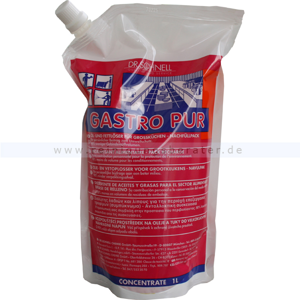 Küchenreiniger Dr. Schnell Gastro Pur 1 L Nachfüllpack