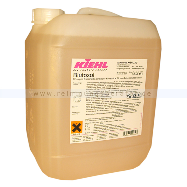 Küchenreiniger Kiehl Blutoxol Desinfektionsreiniger 10 L
