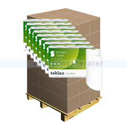 Küchenrollen Wepa Satino Comfort 3-lagig weiß 26x23 cm Pal.