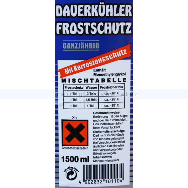 Kühlerfrostschutz 1,5 L