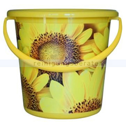 Kunststoffeimer Bekaform Dekor Eimer Sonnenblumen 10 L