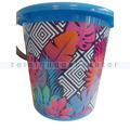 Kunststoffeimer Bekaform Dekor Eimer Tropical 10 L