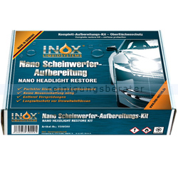 Kunststoffpflege INOX Scheinwerferaufbereitung Box