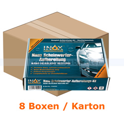 Kunststoffpflege INOX Scheinwerferaufbereitung Karton