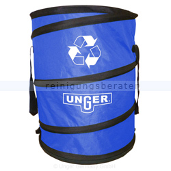 Laubsack Unger Nifty Nabber Bagger 180 l, blau, Recycling