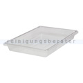 Lebensmittelbehälter flach Rubbermaid 19 Liter transparent