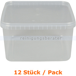 Lebensmittelschalen Stapelbehälter groß transparent 12 Stück