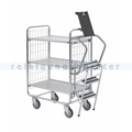 Leiterwagen Serie 100, max. 200 kg 3 Etagen 1020x460x1120 mm