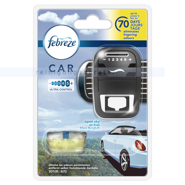 Lufterfrischer Febreze Car Fresh Escapes Klare Bergluft 7 ml