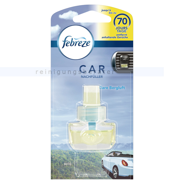 Lufterfrischer Febreze Car Klare Bergluft Nachfüller 7 ml