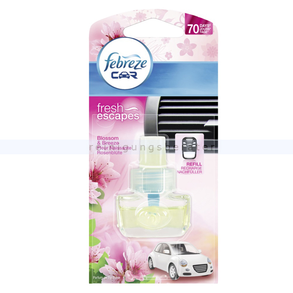 Lufterfrischer P&G Febreze Car Rosenblüte Nachfüller 7 ml