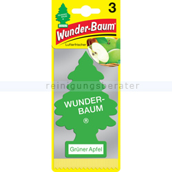 Lufterfrischer Wunderbaum Duft Baum Gruener Apfel 3er Karte