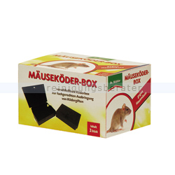 Mäusefänger Schopf Ratzia Mäuseköderbox 2 Stück