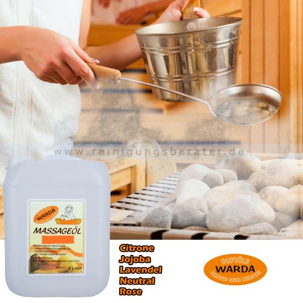 Massageöl Warda Zitrone 5 L