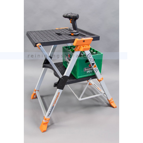 Mehrzweckleiter Batavia Transformer 4 in 1 Trittleiter 
