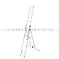 Mehrzweckleiter Hailo ProfiLine Trio 2x8 plus 1x7 Sprossen