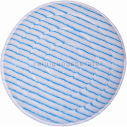 Microfaserpad Glit PolyPad blau-weiß 280 mm 11 Zoll