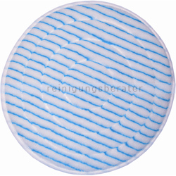 Microfaserpad Glit PolyPad blau-weiß 280 mm 11 Zoll