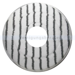 Microfaserpad Numatic 279 mm NuPad grau-weiß mit Mittelloch