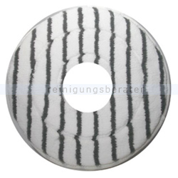 Microfaserpad Numatic NuPad grau-weiß 406 mm mit Mittelloch
