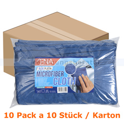 Microfasertuch Abena ENA Platin 32 x 32 cm blau Pack Karton