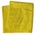 Zusatzbild Microfasertuch Arcora Basic Line gelb 38x38 cm