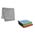 Zusatzbild Microfasertuch Arcora Basic Line grau 40x40 cm