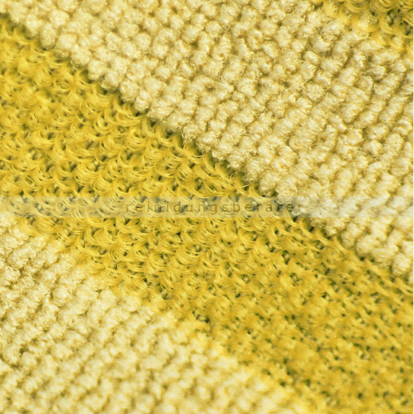 MEGA CLEAN  Mikrofaser Borstentuch 40*40 cm   1 Stück Farbe Gelb 