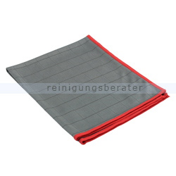 Microfasertuch Carbon 40x50 cm grau rot