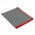 Zusatzbild Microfasertuch Carbon 40x50 cm grau rot