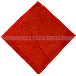 Microfasertuch Cleanscout Profi Wischtuch 40 x 40 cm rot