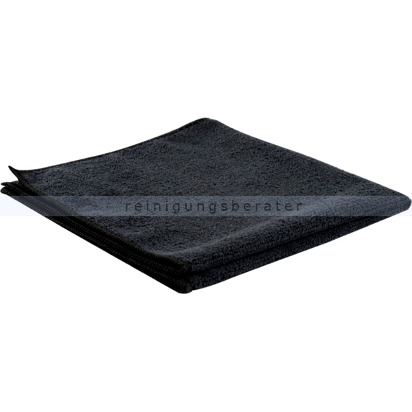 Microfasertuch ENA Black Soft schwarz 40x40 cm