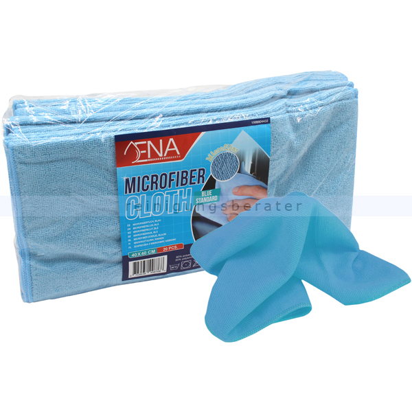 Microfasertuch ENA light 40x40 cm blau Aktionspreis 20 Stück