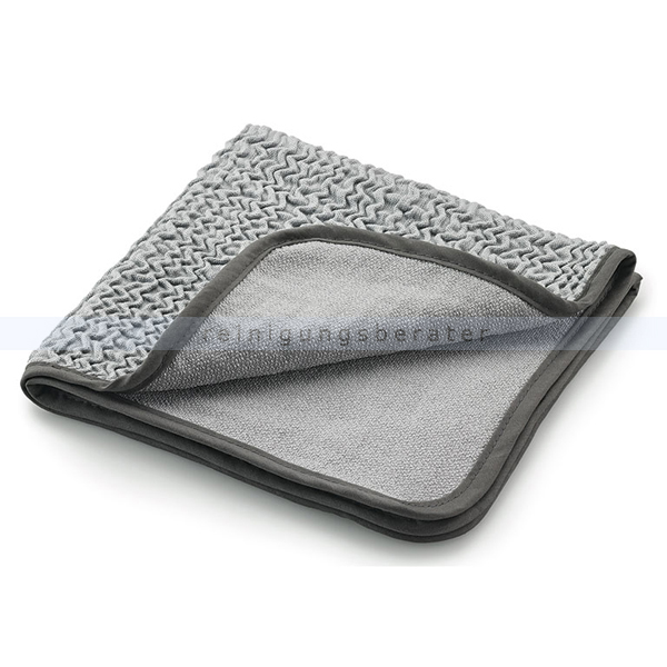 Microfasertuch Mega Clean Tuch to go silbergrau 38 x 38 cm