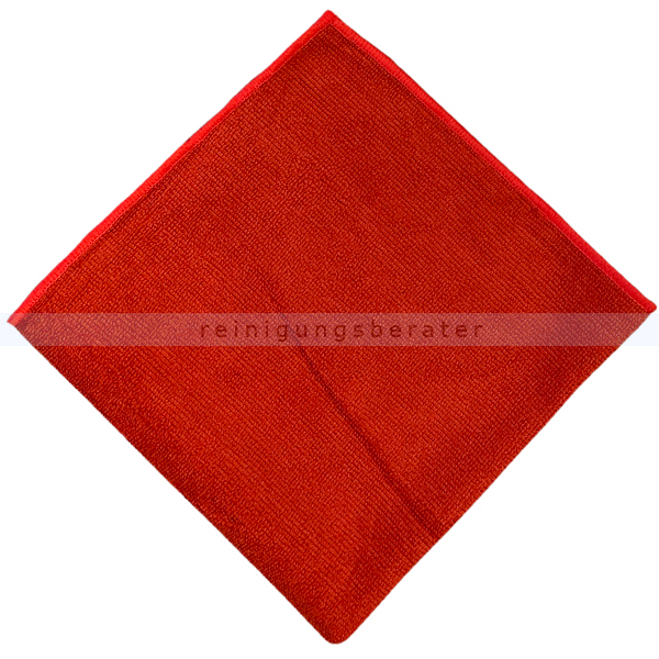 Microfasertuch Profi Wischtuch 40 x 40 cm rot