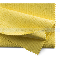 Microfasertuch PU beschichtet gelb 35x40 cm