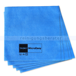 Microfasertuch Taski MicroEasy blau 37x38 cm, 5 Stück