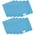 Zusatzbild Microfasertuch Unger SmartColor MicroWipe 2000 blau 10 Stück