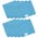 Zusatzbild Microfasertuch Unger SmartColor MicroWipe 200 blau 40x40 cm