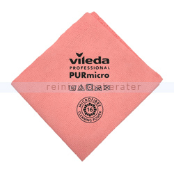 Microfasertuch Vileda PURmicro Active 38 x 35cm rot