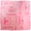 Zusatzbild Mikrofasertuch Mopptex Piktogramm WC-Toilette Rot 40 x 40 cm