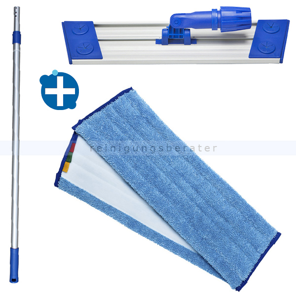 Mop-Set Klettmophalter 25 cm aus Aluminium